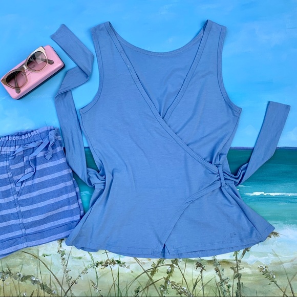 Anthropologie ett:twa Deep V-Back Top Size Small - Picture 7 of 15